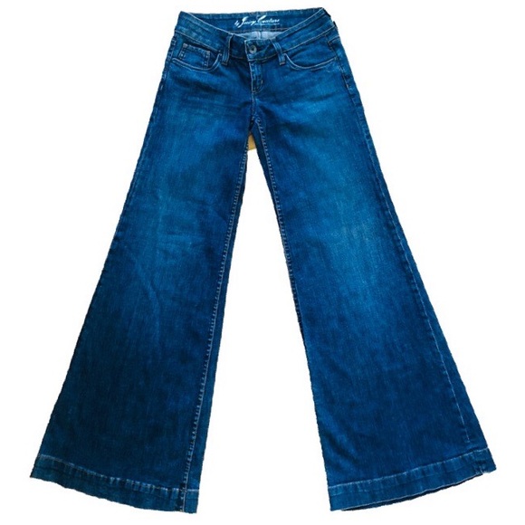 Nordstrom Denim - Rare vintage Juicy Couture Blue ‘Cara’ Wide Leg/ Flare Jeans sz 27
